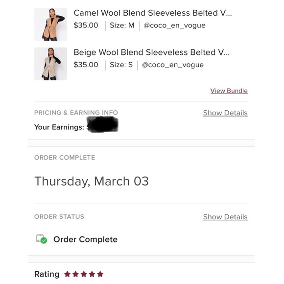 Beige Wool Blend Sleeveless Belted Vest Blazer Jacket - Picture 3 of 11